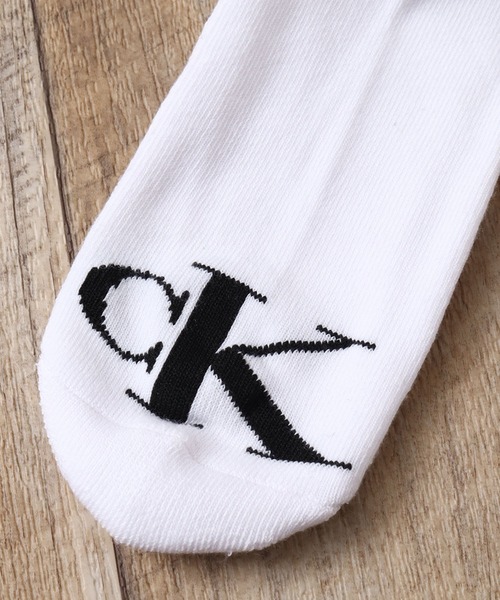 Calvin Klein（カルバン・クライン）の「【Calvin Klein/カルバンクライン】ワンポイントロゴ くるぶしソックス 6足セット（ソックス/靴下・メンズ・ブラック/マルチ/ホワイト・FREE）」の8枚目の写真