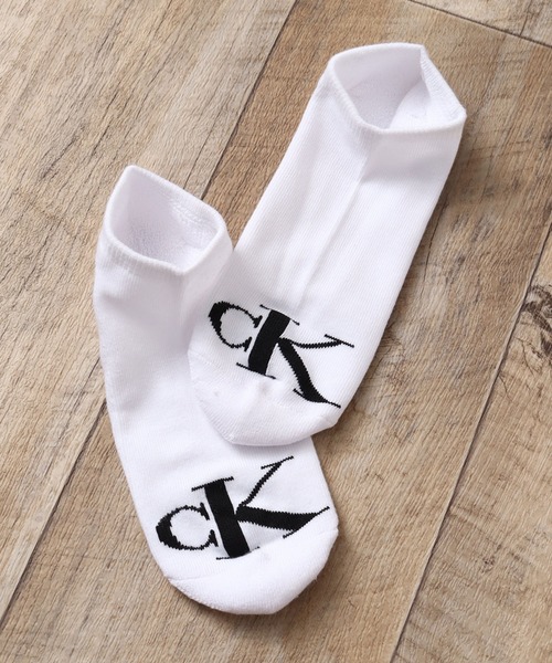 Calvin Klein（カルバン・クライン）の「【Calvin Klein/カルバンクライン】ワンポイントロゴ くるぶしソックス 6足セット（ソックス/靴下・メンズ・ブラック/マルチ/ホワイト・FREE）」の14枚目の写真