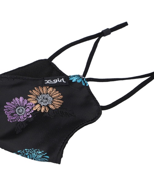 X-girl（エックスガール）の「CHINESE JACQUARD FACE MASK（マスク・レディース・マルチ・ONE SIZE）」の2枚目の写真