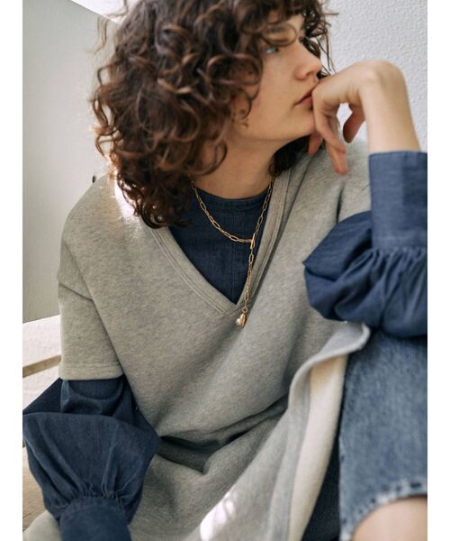 Ungrid(アングリッド)の「【10周年限定】オーガニックコットンデニムドレスシャツ(シャツ/ブラウス・レディース・ブルー/インディゴブルー・FREE)」の15枚目の写真