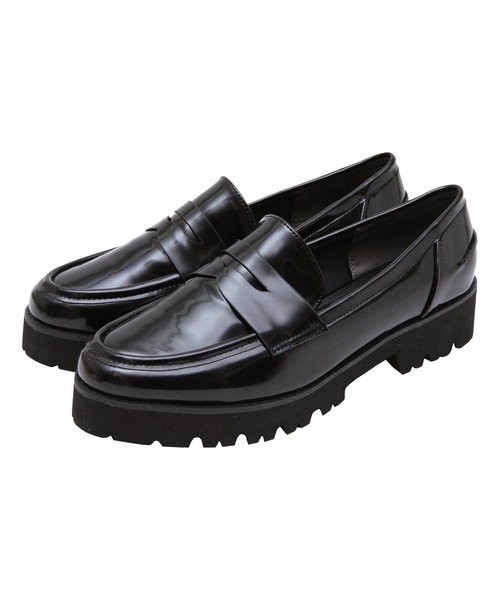 titivate（ティティベイト）の「ﾌﾟﾗｯﾄﾌｫｰﾑﾛｰﾌｧｰ（ローファー・レディース・ブラック/ブラック系その他・LL/M/S/L）」の14枚目の写真