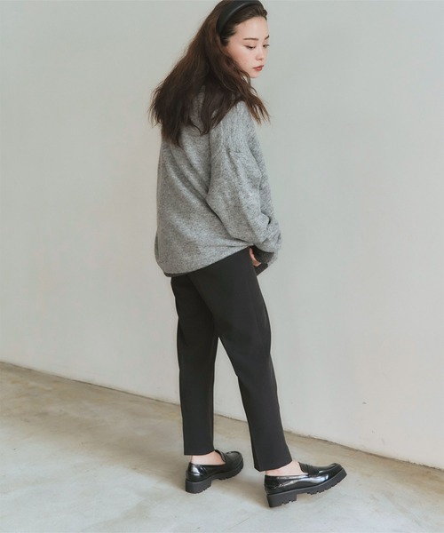 titivate（ティティベイト）の「ﾌﾟﾗｯﾄﾌｫｰﾑﾛｰﾌｧｰ（ローファー・レディース・ブラック/ブラック系その他・LL/M/S/L）」の11枚目の写真