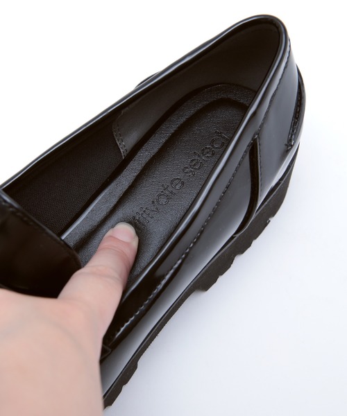 titivate（ティティベイト）の「ﾌﾟﾗｯﾄﾌｫｰﾑﾛｰﾌｧｰ（ローファー・レディース・ブラック/ブラック系その他・LL/M/S/L）」の13枚目の写真