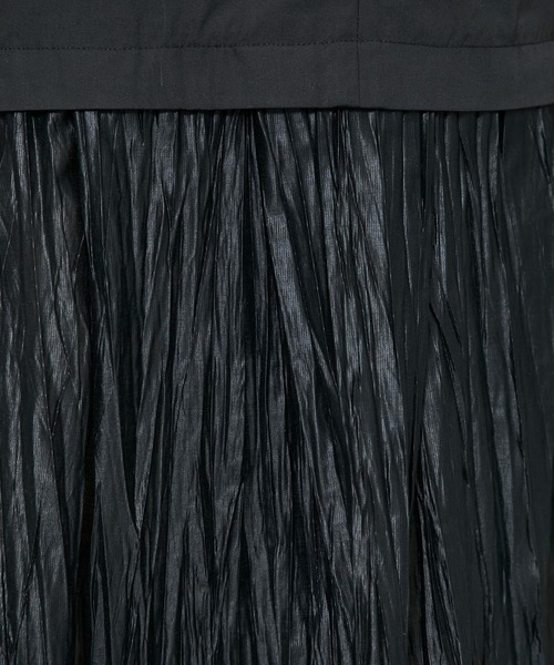 ELIN（エリン）の「【ELIN(エリン)】ポプリンボウアットドレス 12101-24-1106（ワンピース・レディース・ブラック・36）」の10枚目の写真