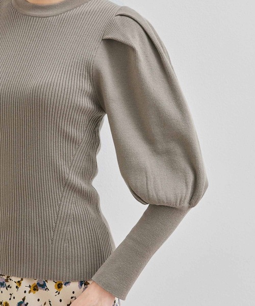 ROPE' PICNIC（ロペピクニック）の「袖ディティールニットプルオーバー（ニット/セーター・レディース・ブラック/ベージュ/ワイン/ブラウン系その他2・38）」の14枚目の写真