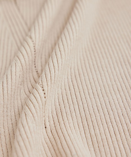ROPE' PICNIC（ロペピクニック）の「袖ディティールニットプルオーバー（ニット/セーター・レディース・ブラック/ベージュ/ワイン/ブラウン系その他2・38）」の10枚目の写真