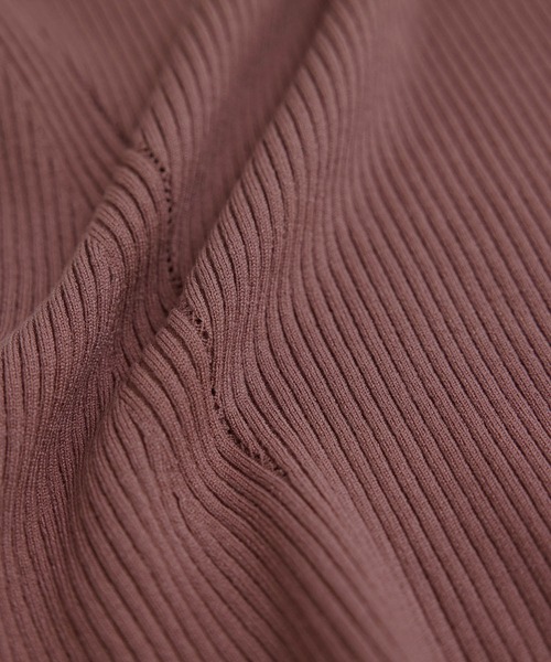 ROPE' PICNIC（ロペピクニック）の「袖ディティールニットプルオーバー（ニット/セーター・レディース・ブラック/ベージュ/ワイン/ブラウン系その他2・38）」の16枚目の写真