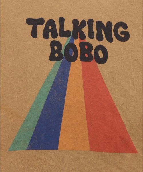 BOBO CHOSES（ボボショーズ）の「Talking Bobo Rainbow long sleeve T-shirt（Tシャツ/カットソー・キッズ・マスタード・8YEAR/2-3YEAR/4-5YEAR/6-7YEAR/10YEAR）」の6枚目の写真