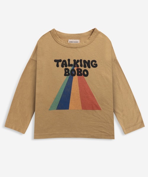 BOBO CHOSES（ボボショーズ）の「Talking Bobo Rainbow long sleeve T-shirt（Tシャツ/カットソー・キッズ・マスタード・8YEAR/2-3YEAR/4-5YEAR/6-7YEAR/10YEAR）」の7枚目の写真