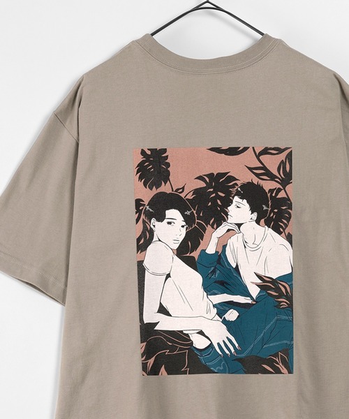 make a ray!(メイク ア レイ!)の「アーティストコラボ オリジナルイラスト プリントTシャツ/ユニセックス(Tシャツ/カットソー・メンズ・A/B/C/D/E/F/G/H/I/J/K/L/M/N/O/P/Q/R/S/T/U/V/W/X/Y/Z・M/L/XL)」の21枚目の写真