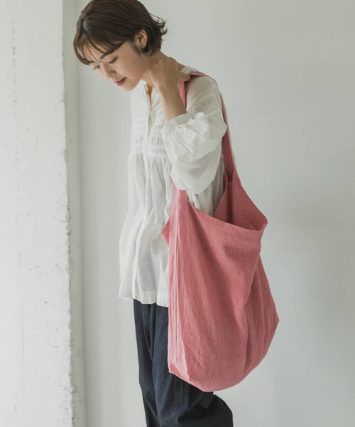 かぐれ（カグレ）の「リネンショルダーバッグ（ショルダーバッグ