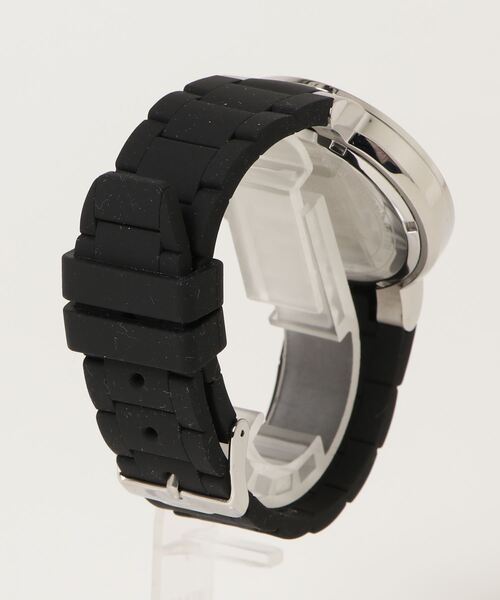 JACQUES LEMANS（ジャック ルマン）の「【JACQUES LEMANS】JAL11-1695A-1/KCﾐﾗﾉ SS ﾗﾊﾞｰ BK 42mm 10ATM（アナログ腕時計・メンズ・ブラック・FREE）」の2枚目の写真