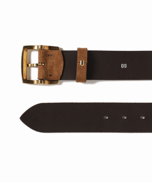plage(プラージュ)の「【PUNTOVITA/ プントビータ】SP SUEDE SQ/B ベルト◆(ベルト・レディース・キャメル・FREE)」の3枚目の写真