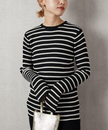 FREAK'S STORE | ▽【WEB限定】タックリブクルーネックプルオーバー(無地/ボーダー)(ニット/セーター)