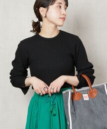 FREAK'S STORE | ▽【WEB限定】タックリブクルーネックプルオーバー(無地/ボーダー)(ニット/セーター)