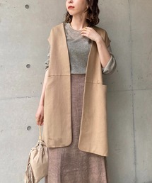 CAPRICIEUX LE'MAGE | 〈WEB・一部店舗限定〉ミドル丈ベスト(ベスト)