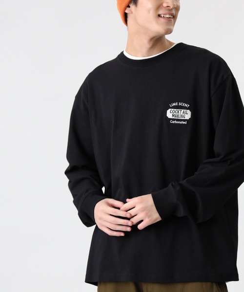 BACK NUMBER（バックナンバー）の「【BACK NUMBER】ビッグシルエット刺繍ロンＴ（Tシャツ/カットソー・メンズ・ホワイト/ブラック/ベージュ/ピンク/ブルー/ライトベージュ・M/L/XL）」の20枚目の写真