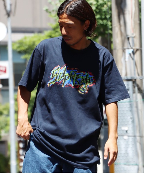 Supreme (シュプリーム)の「Supreme/シュプリーム SCRATCH TEE Tシャツ(Tシャツ/カットソー・メンズ・ネイビー/ヘザーグレー/コーラルピンク/ダークグリーン/バーガンディー/ブルー/ブラック/ホワイト・M/XL/S/L)」の6枚目の写真