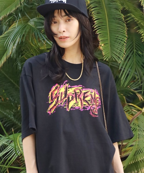 Supreme (シュプリーム)の「Supreme/シュプリーム SCRATCH TEE Tシャツ(Tシャツ/カットソー・メンズ・ネイビー/ヘザーグレー/コーラルピンク/ダークグリーン/バーガンディー/ブルー/ブラック/ホワイト・M/XL/S/L)」の3枚目の写真