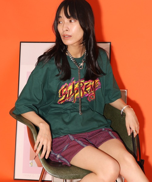 Supreme (シュプリーム)の「Supreme/シュプリーム SCRATCH TEE Tシャツ(Tシャツ/カットソー・メンズ・ネイビー/ヘザーグレー/コーラルピンク/ダークグリーン/バーガンディー/ブルー/ブラック/ホワイト・M/XL/S/L)」の5枚目の写真