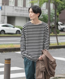 URBAN RESEARCH | 【ユニセックス】#U URBAN RESEARCH　バスクボーダーシャツ(Tシャツ/カットソー)