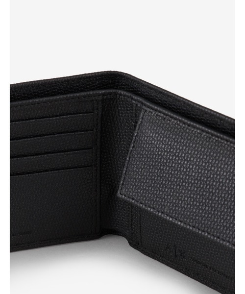 ARMANI EXCHANGE（アルマーニエクスチェンジ）の「【A|X アルマーニ エクスチェンジ】ロゴ　二つ折り財布（コインケース付）（財布・メンズ・ブラック/ダークグリーン・FREE）」の3枚目の写真