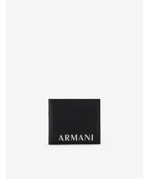 ARMANI EXCHANGE（アルマーニエクスチェンジ）の「【A|X アルマーニ エクスチェンジ】ロゴ　二つ折り財布（コインケース付）（財布・メンズ・ブラック/ダークグリーン・FREE）」の6枚目の写真