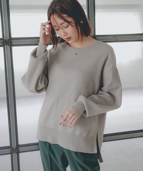 セール】メルティードルマンプルオーバー/957991（ニット