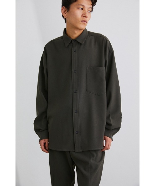 STYLEMIXER（スタイルミキサー）の「カルゼセットアップシャツ（シャツ/ブラウス・メンズ・ブラック/ネイビー/カーキ・MEDIUM/LARGE/X-LARGE）」の2枚目の写真