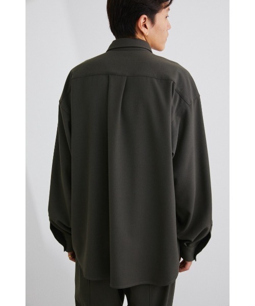 STYLEMIXER（スタイルミキサー）の「カルゼセットアップシャツ（シャツ/ブラウス・メンズ・ブラック/ネイビー/カーキ・MEDIUM/LARGE/X-LARGE）」の22枚目の写真