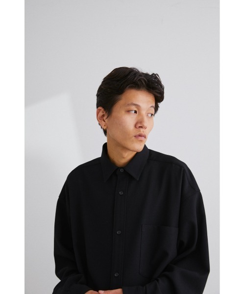 STYLEMIXER（スタイルミキサー）の「カルゼセットアップシャツ（シャツ/ブラウス・メンズ・ブラック/ネイビー/カーキ・MEDIUM/LARGE/X-LARGE）」の4枚目の写真