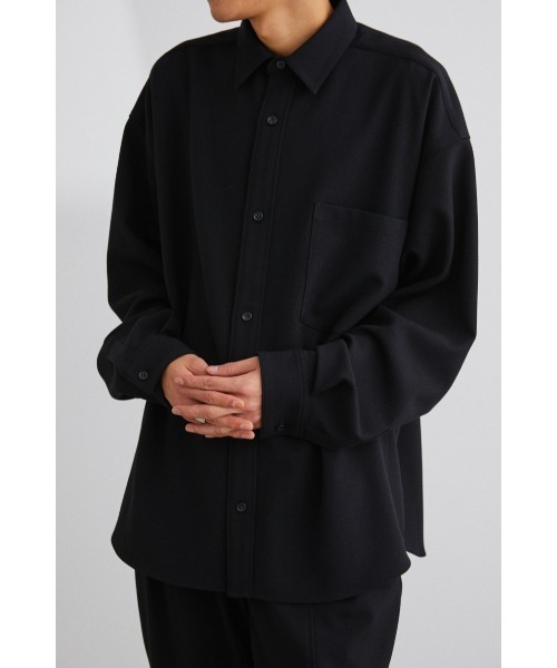 STYLEMIXER（スタイルミキサー）の「カルゼセットアップシャツ（シャツ/ブラウス・メンズ・ブラック/ネイビー/カーキ・MEDIUM/LARGE/X-LARGE）」の6枚目の写真