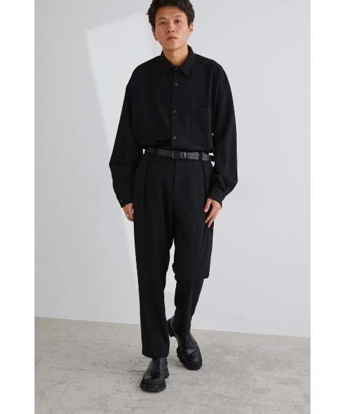 STYLEMIXER（スタイルミキサー）の「カルゼセットアップシャツ（シャツ/ブラウス・メンズ・ブラック/ネイビー/カーキ・MEDIUM/LARGE/X-LARGE）」の8枚目の写真