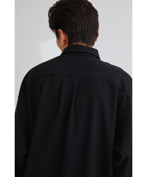 STYLEMIXER（スタイルミキサー）の「カルゼセットアップシャツ（シャツ/ブラウス・メンズ・ブラック/ネイビー/カーキ・MEDIUM/LARGE/X-LARGE）」の9枚目の写真