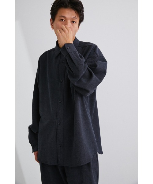 STYLEMIXER（スタイルミキサー）の「カルゼセットアップシャツ（シャツ/ブラウス・メンズ・ブラック/ネイビー/カーキ・MEDIUM/LARGE/X-LARGE）」の14枚目の写真