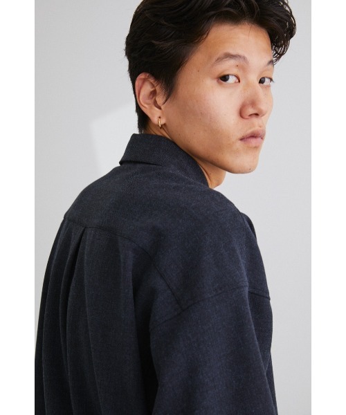 STYLEMIXER（スタイルミキサー）の「カルゼセットアップシャツ（シャツ/ブラウス・メンズ・ブラック/ネイビー/カーキ・MEDIUM/LARGE/X-LARGE）」の15枚目の写真