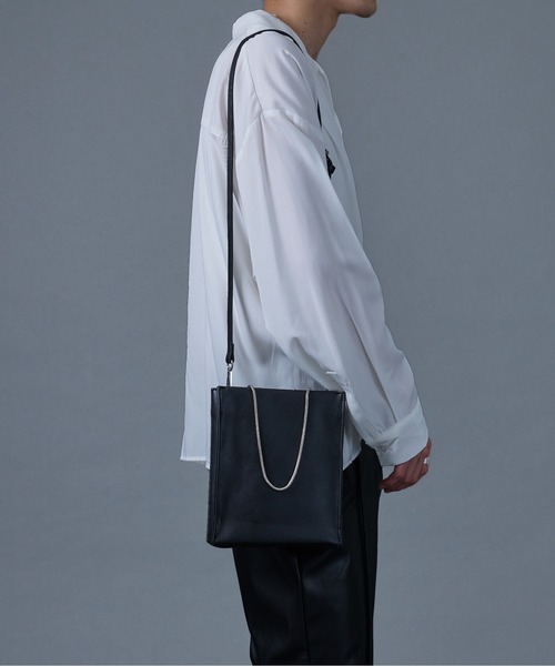 Ellno Loset(エルノロゼット)の「2WAYスクエアショルダーバッグ(ショルダーバッグ・レディース・ブラック/レオパード/シルバー・FREE)」の8枚目の写真