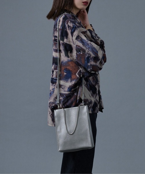 Ellno Loset(エルノロゼット)の「2WAYスクエアショルダーバッグ(ショルダーバッグ・レディース・ブラック/レオパード/シルバー・FREE)」の10枚目の写真