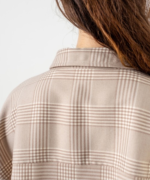 OLIVE des OLIVE（オリーブデオリーブ）の「クロップド丈シャツ（シャツ/ブラウス・レディース・ブラック/ベージュ/アイボリー・FREE）」の9枚目の写真