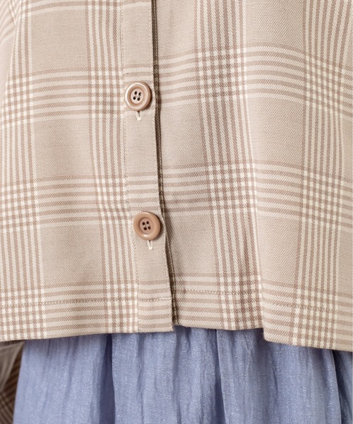 OLIVE des OLIVE（オリーブデオリーブ）の「クロップド丈シャツ（シャツ/ブラウス・レディース・ブラック/ベージュ/アイボリー・FREE）」の13枚目の写真