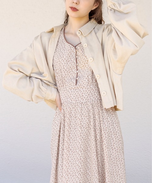 OLIVE des OLIVE（オリーブデオリーブ）の「クロップド丈シャツ（シャツ/ブラウス・レディース・ブラック/ベージュ/アイボリー・FREE）」の22枚目の写真