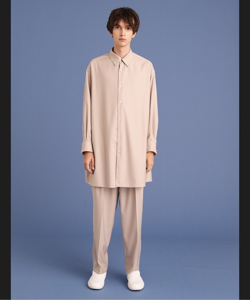 UP START(アップスタート)の「LONG SHIRTS/ロングシャツ(シャツ/ブラウス・メンズ・ブラック/グレー・FREE)」の14枚目の写真