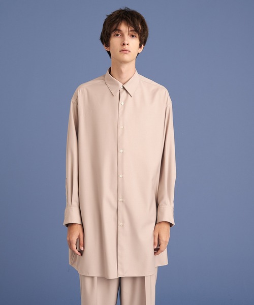 UP START(アップスタート)の「LONG SHIRTS/ロングシャツ(シャツ/ブラウス・メンズ・ブラック/グレー・FREE)」の17枚目の写真