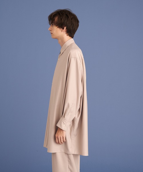 UP START(アップスタート)の「LONG SHIRTS/ロングシャツ(シャツ/ブラウス・メンズ・ブラック/グレー・FREE)」の18枚目の写真