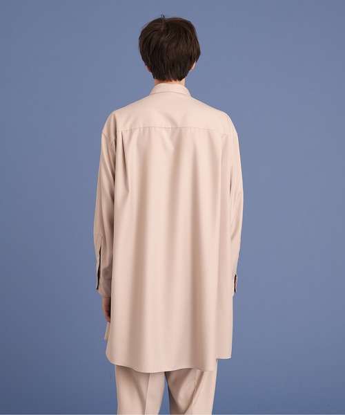 UP START(アップスタート)の「LONG SHIRTS/ロングシャツ(シャツ/ブラウス・メンズ・ブラック/グレー・FREE)」の19枚目の写真