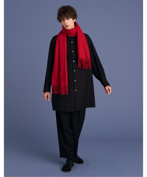 UP START(アップスタート)の「LONG SHIRTS/ロングシャツ(シャツ/ブラウス・メンズ・ブラック/グレー・FREE)」の10枚目の写真