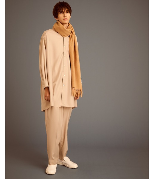 UP START(アップスタート)の「LONG SHIRTS/ロングシャツ(シャツ/ブラウス・メンズ・ブラック/グレー・FREE)」の22枚目の写真