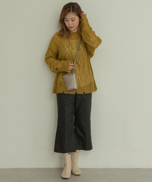 RODE SKO(ロデスコ)の「ELNA スクエアトゥプレーンブーツ∴(ブーツ・レディース・ブラック/ベージュ系その他・38/36/37)」の3枚目の写真