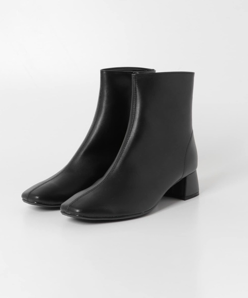 RODE SKO(ロデスコ)の「ELNA スクエアトゥプレーンブーツ∴(ブーツ・レディース・ブラック/ベージュ系その他・38/36/37)」の10枚目の写真