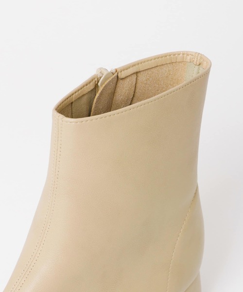 RODE SKO(ロデスコ)の「ELNA スクエアトゥプレーンブーツ∴(ブーツ・レディース・ブラック/ベージュ系その他・38/36/37)」の14枚目の写真